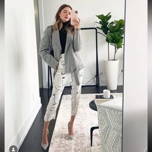 Theory Tralsmin Moto 100% Cashmere Jacket in Dark Grey in Medium